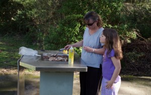 This BBQ was covered in snow 12 days ago