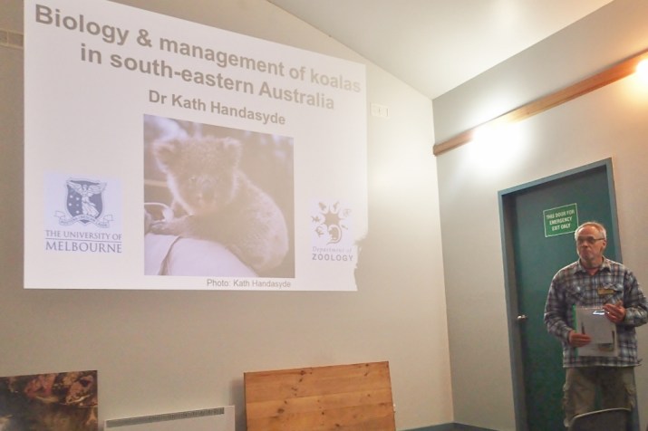 Talk in the visitors centre