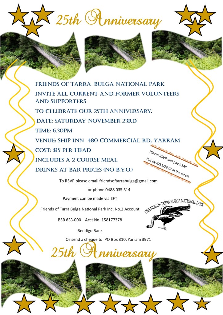 Invitation to our 25th Anniversary celebration